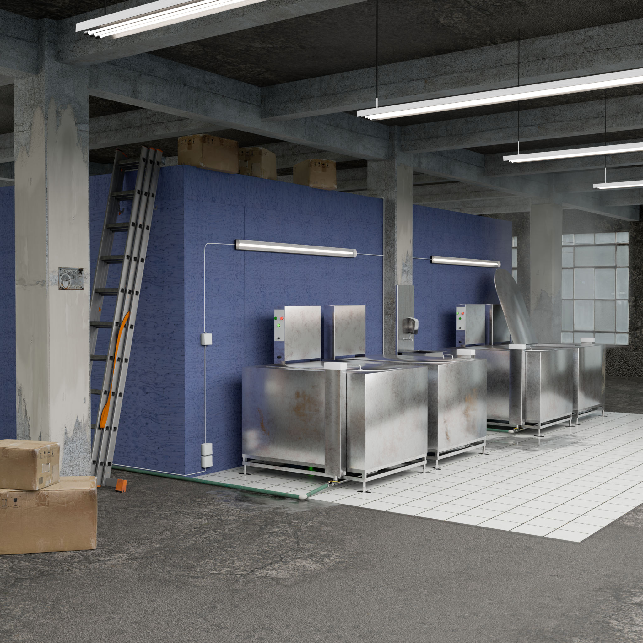 Wool Washing Area