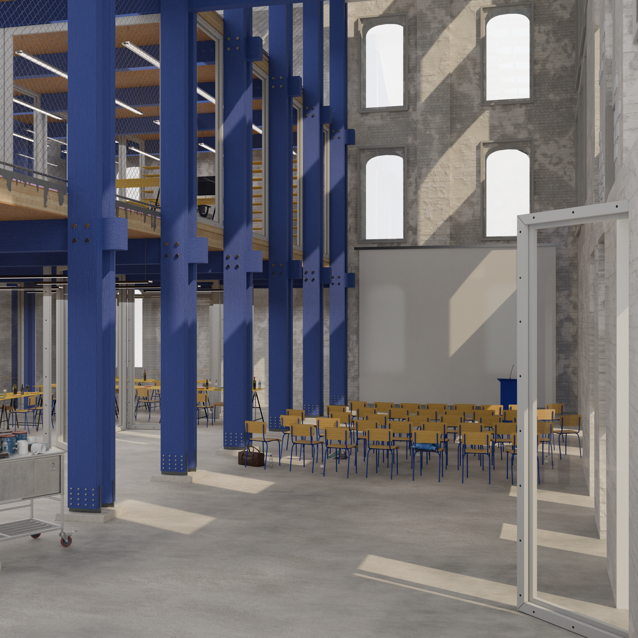 Interior with new Construction