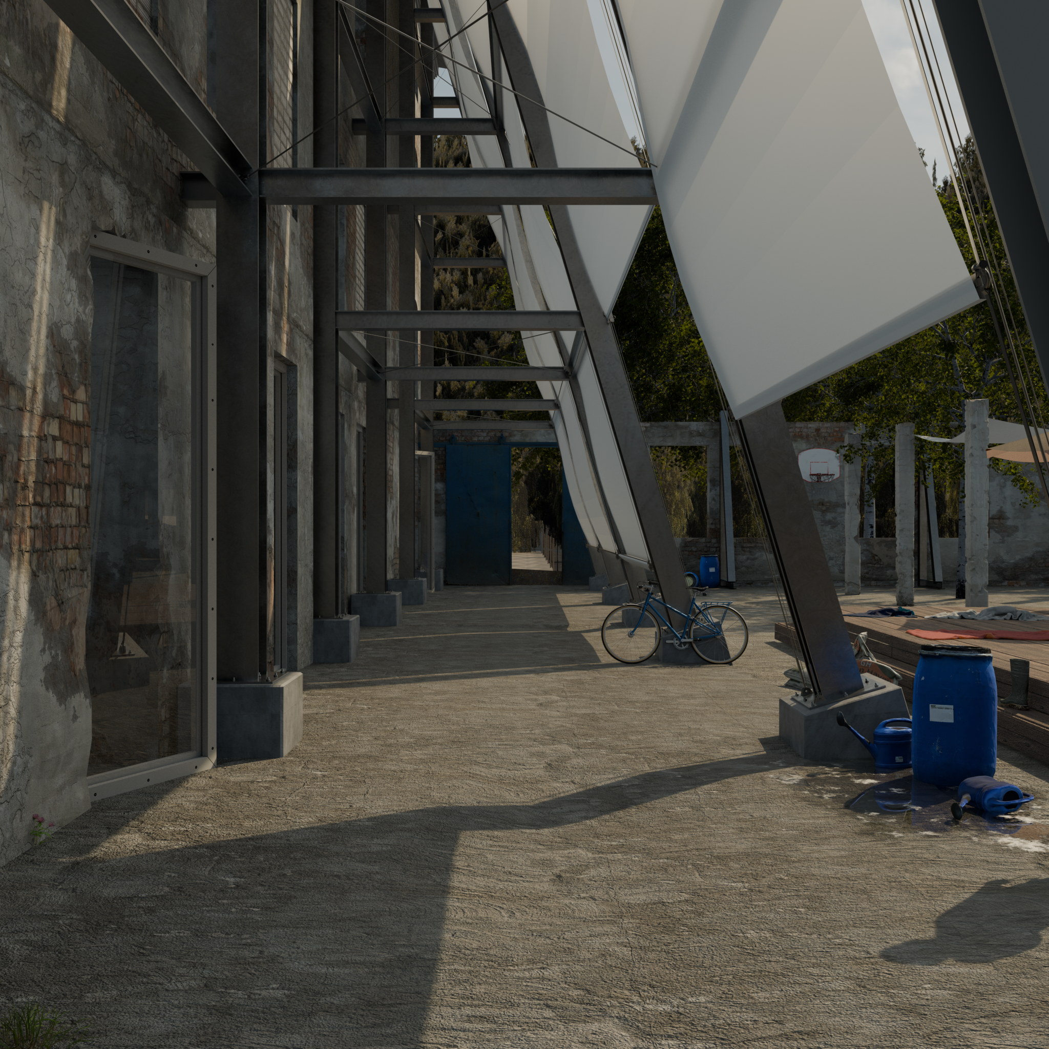 Facade Structure Outside